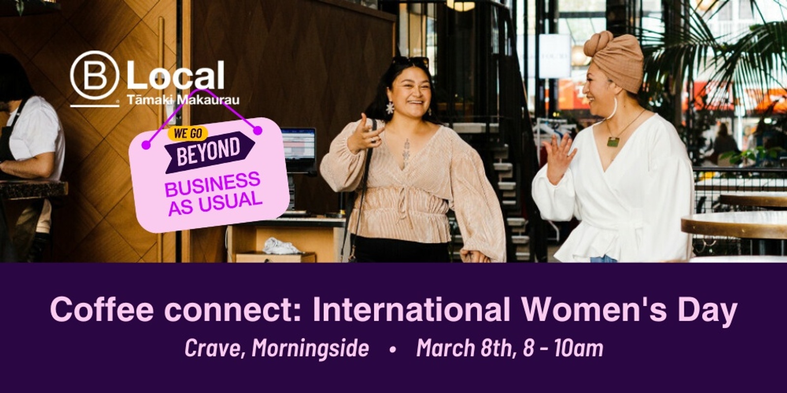 Banner image for Coffee connect: International Women's Day