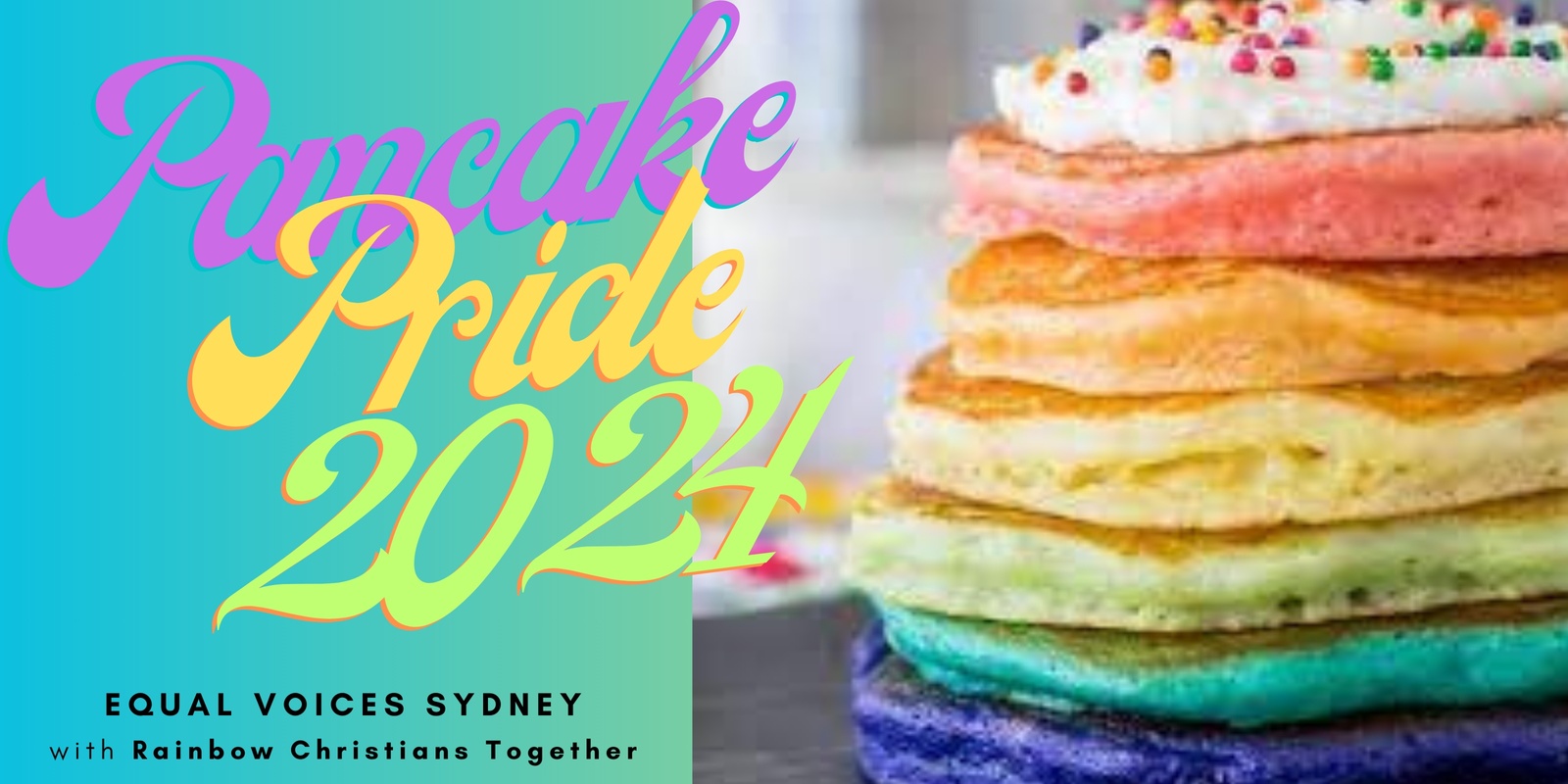 Pancake Pride 2024 An ecumenical celebration of queer faith! Humanitix