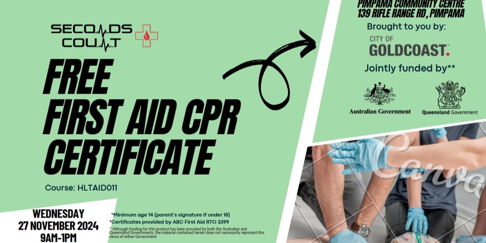 Banner image for FREE FIRST AID & CPR COURSE 