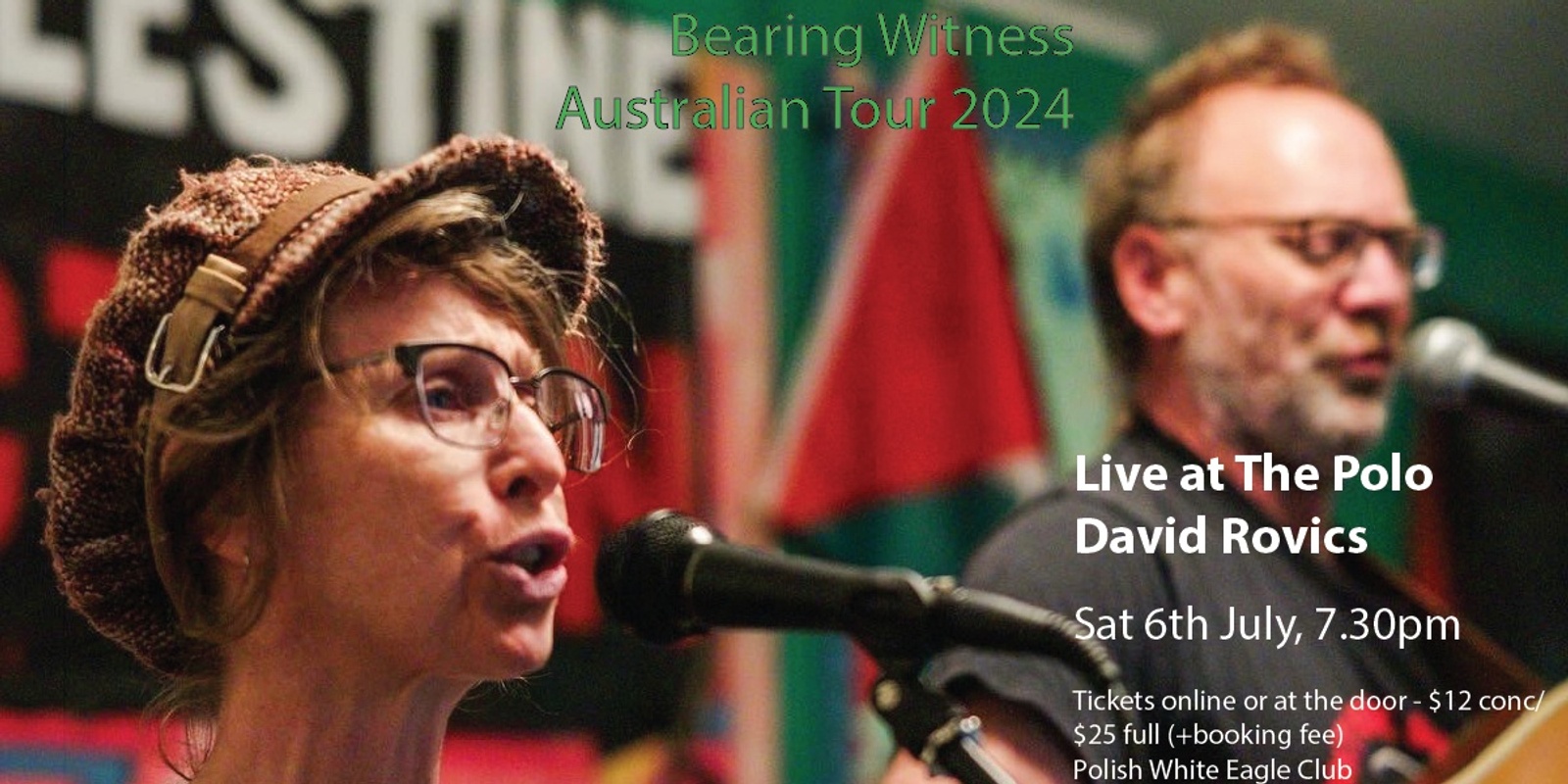 Banner image for David Rovics - Bearing Witness Tour