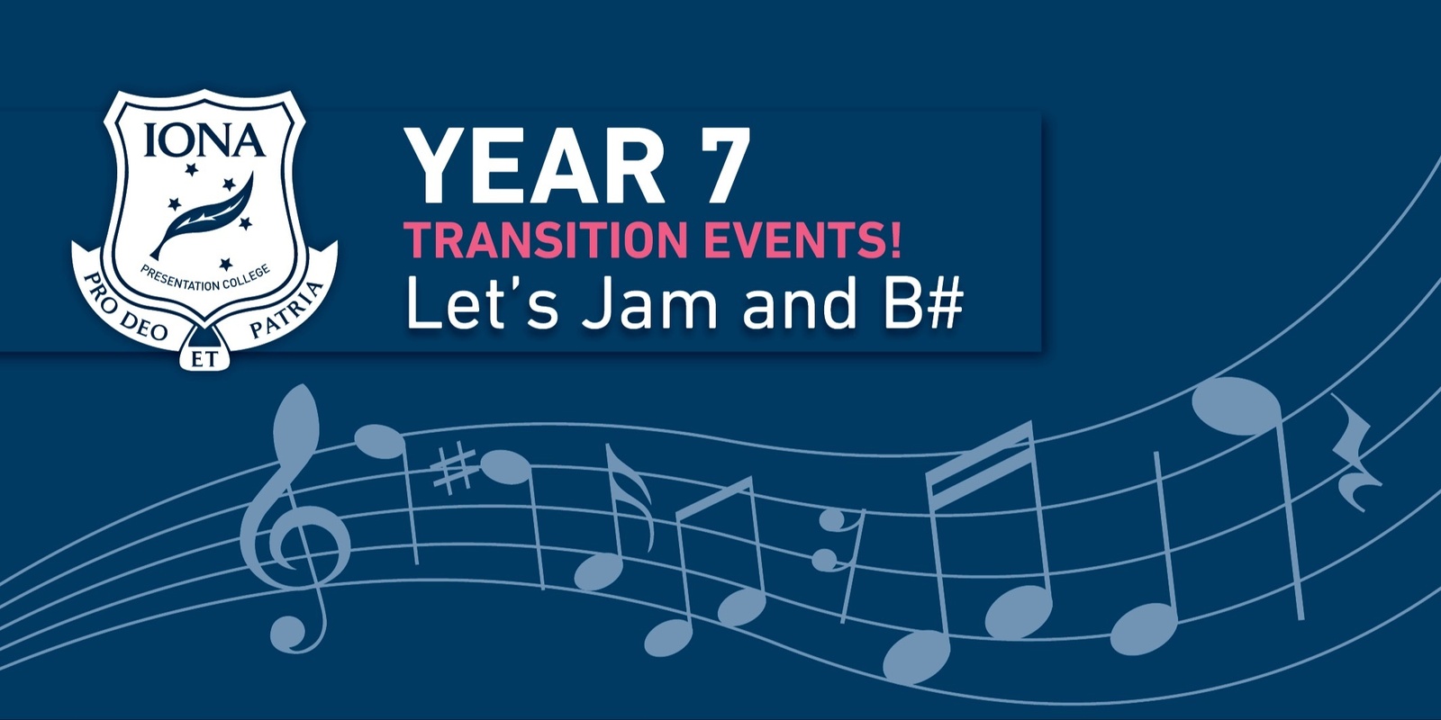 Banner image for Let's Jam and B Sharp - Year 7 Transition Activity