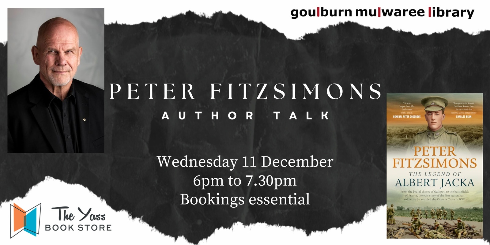 Banner image for Peter FitzSimons author talk