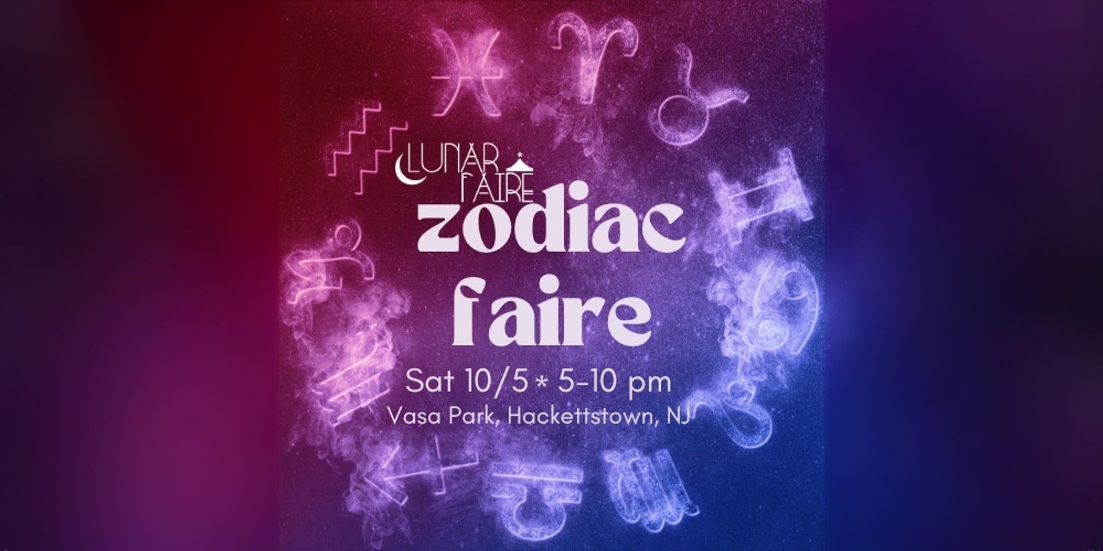 Banner image for Lunar Faire 10/5: Zodiac Faire at Vasa Park!