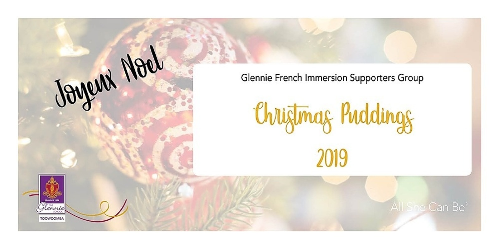 Banner image for Glennie French Immersion Christmas Pudding Drive