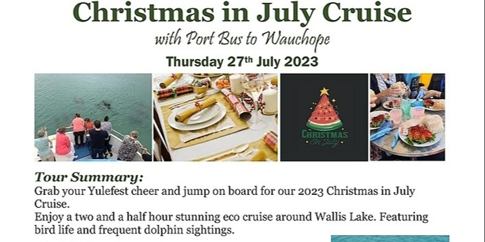 Christmas in July Lunch Cruise
