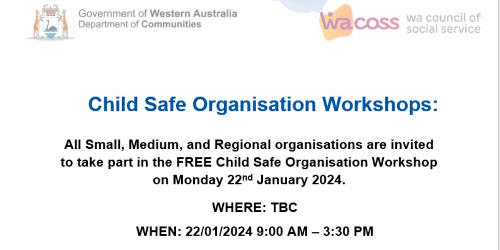 Banner image for Port Hedland Child Safe Organisation 