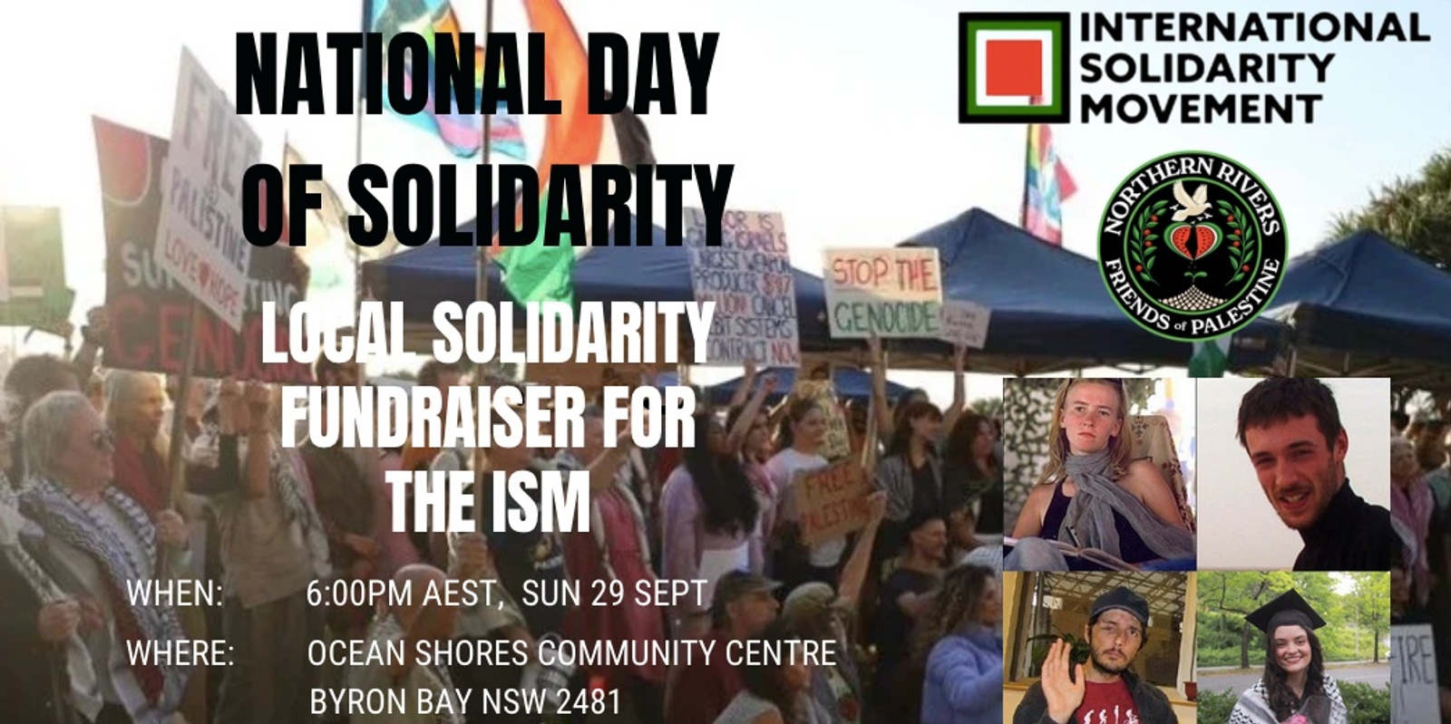 Banner image for National Day of Solidarity - ISM Fundraiser