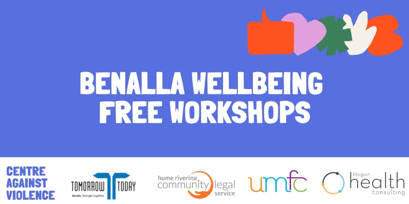 Banner image for Benalla Wellbeing Workshops