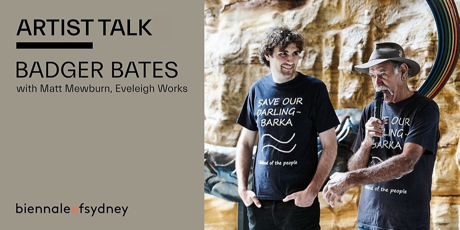 Banner image for South Eveleigh x Biennale | Badger Bates Artist Talk