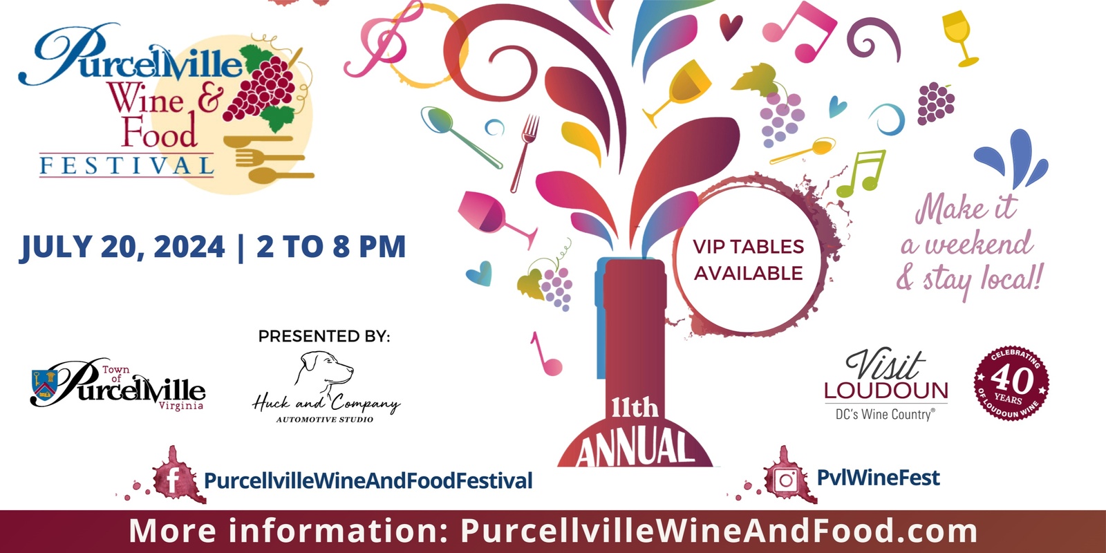 Banner image for  Purcellville Wine and Food Festival 2024