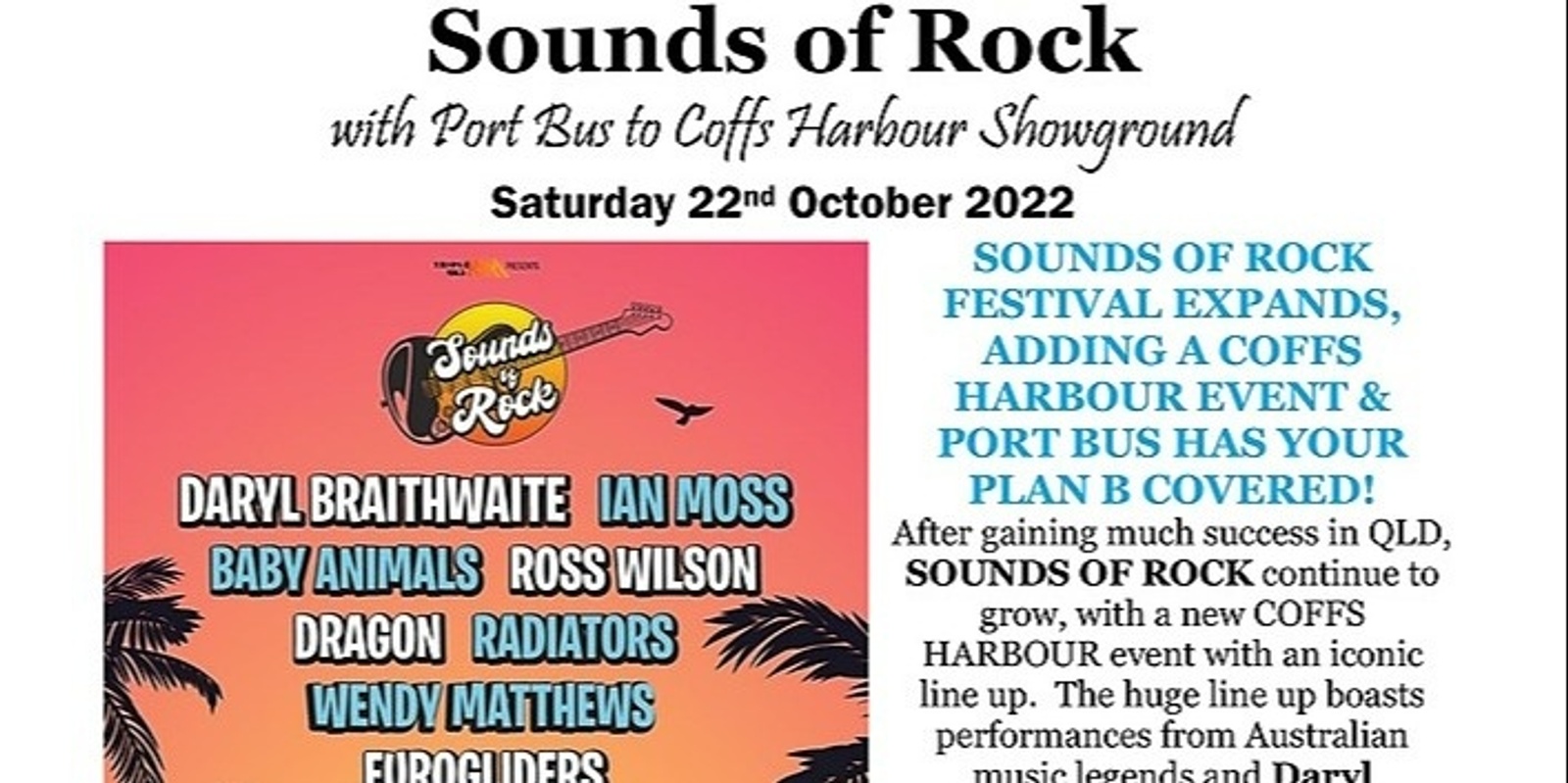 Banner image for Sounds of Rock Transport