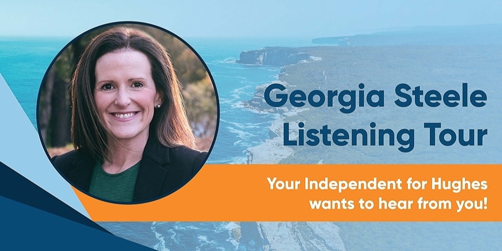 Banner image for Georgia Steele, Independent for Hughes: Meet the Candidate Town Hall