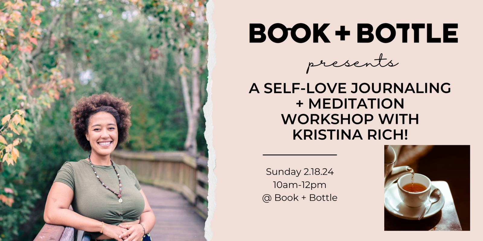 Banner image for Self-Love Meditation and Journaling Workshop with Kristina Rich!