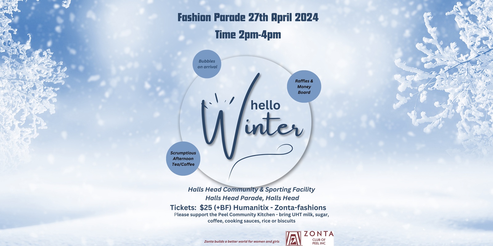 Banner image for ZONTA FASHIONS FOR WINTER