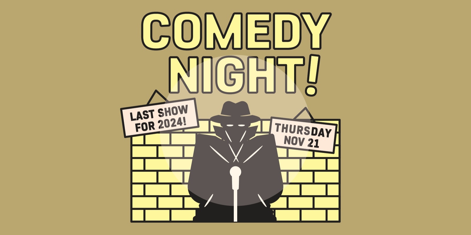 Banner image for Comedy Night at Co-Conspirators Brewpub - Last Show of the Year!