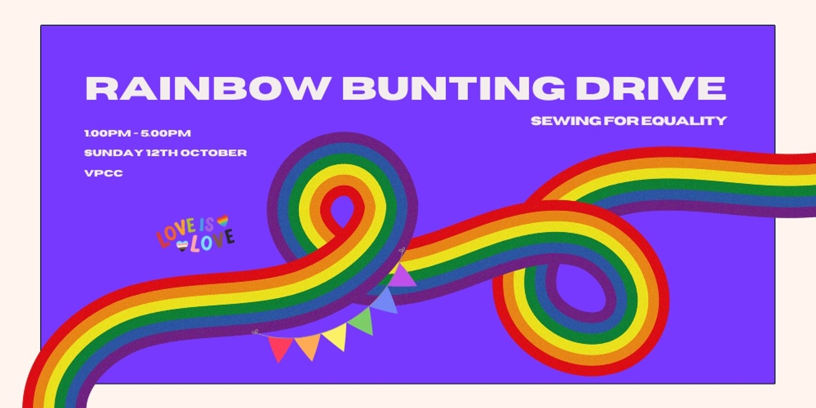 Banner image for Rainbow Bunting Drive