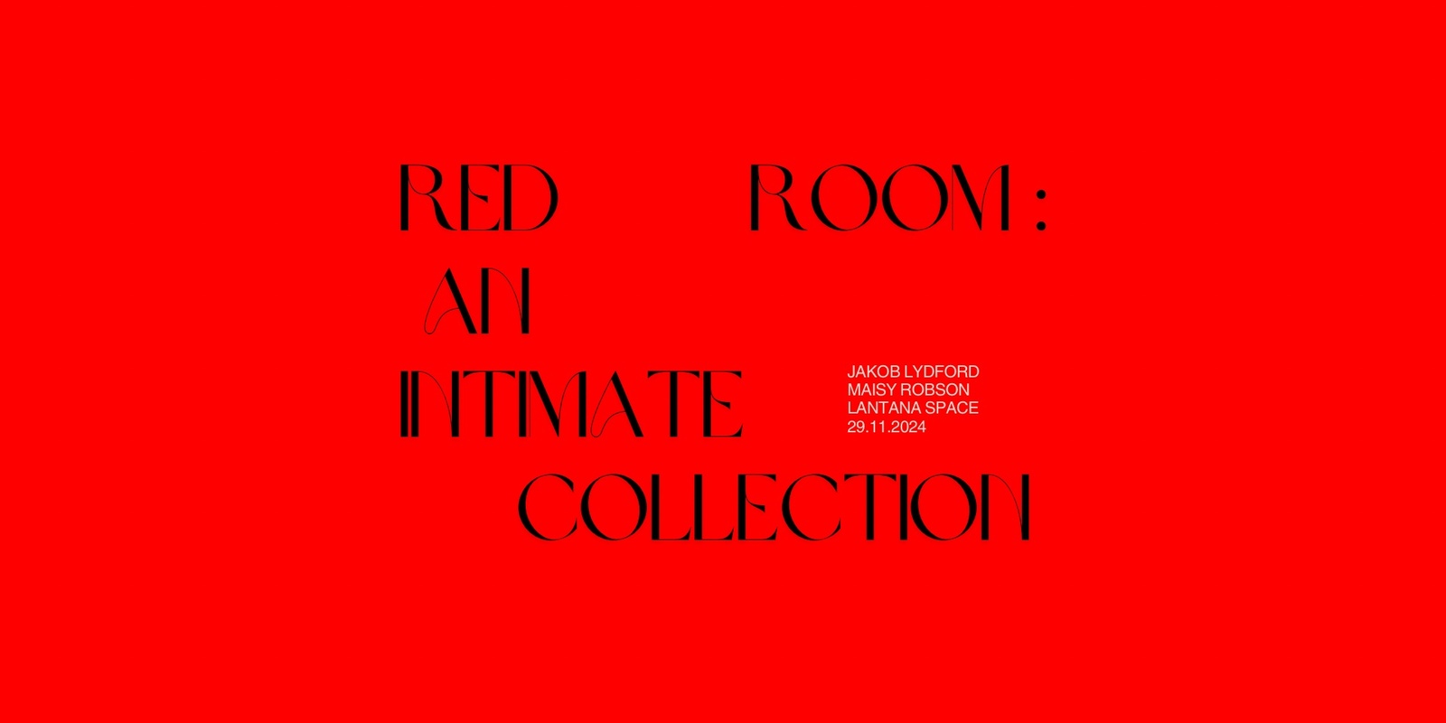 Banner image for Red Room - An Intimate Collection