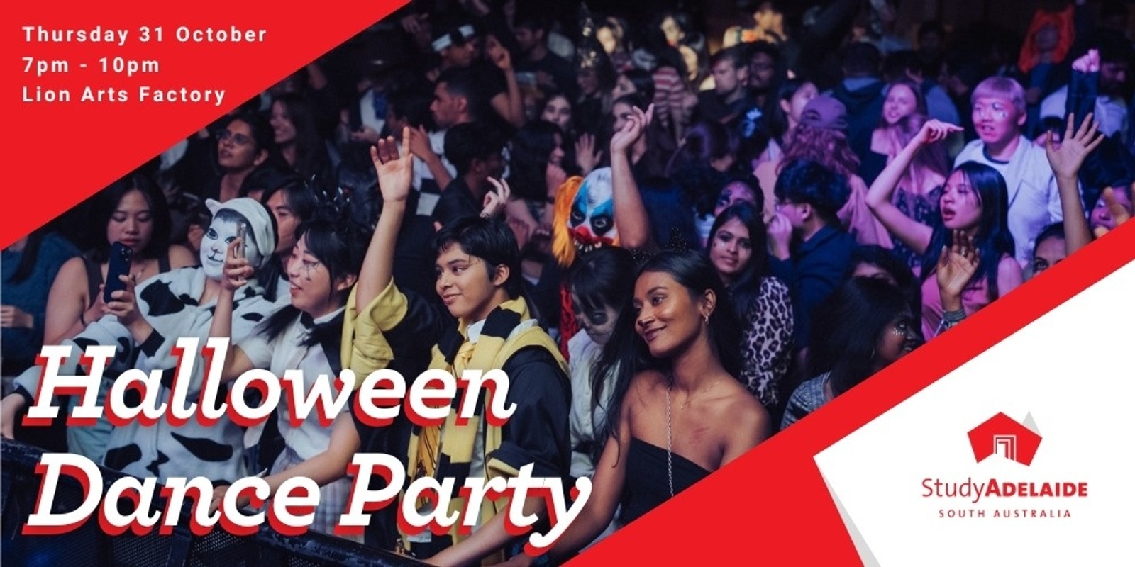 Banner image for StudyAdelaide Halloween Dance Party! 2024