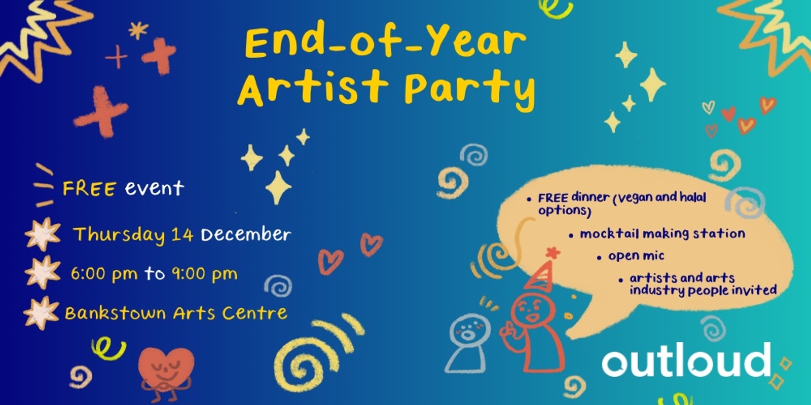 Banner image for End-of-Year Artist Party