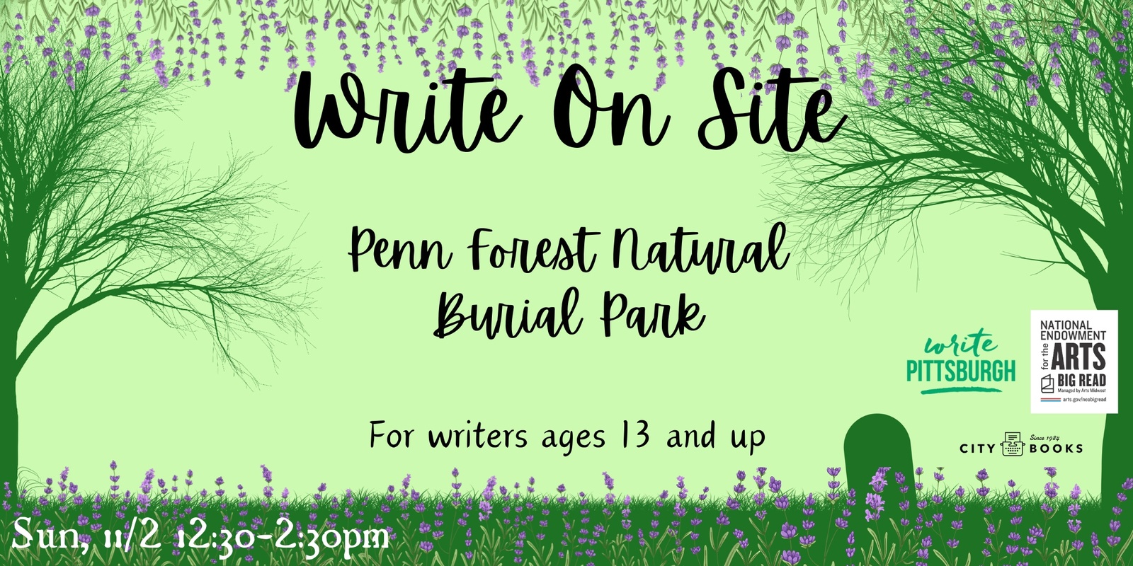 Banner image for Write on Site: Penn Forest Natural Burial Park