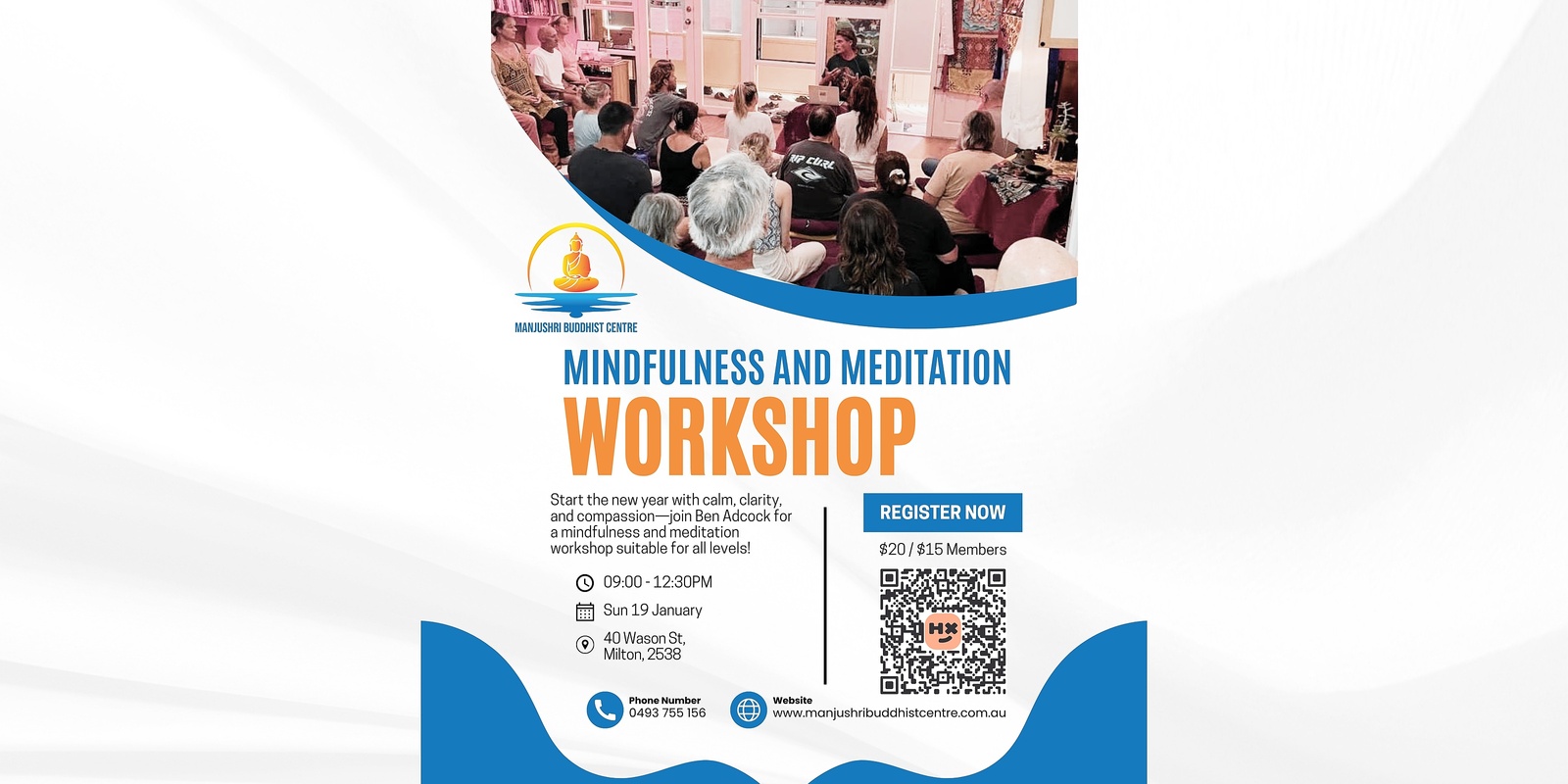 Banner image for Mindfulness and Meditation Workshop