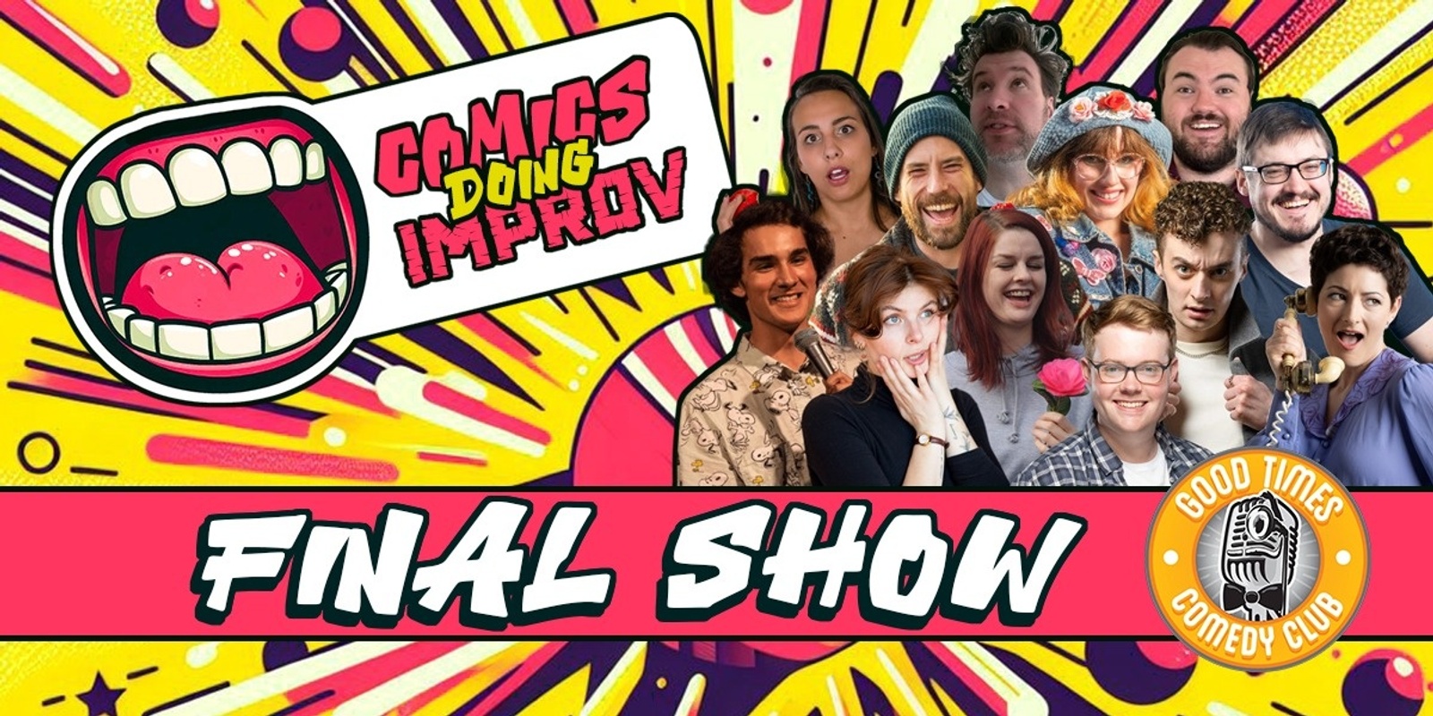 Banner image for Comics Doing Improv (ONE LAST TIME!)