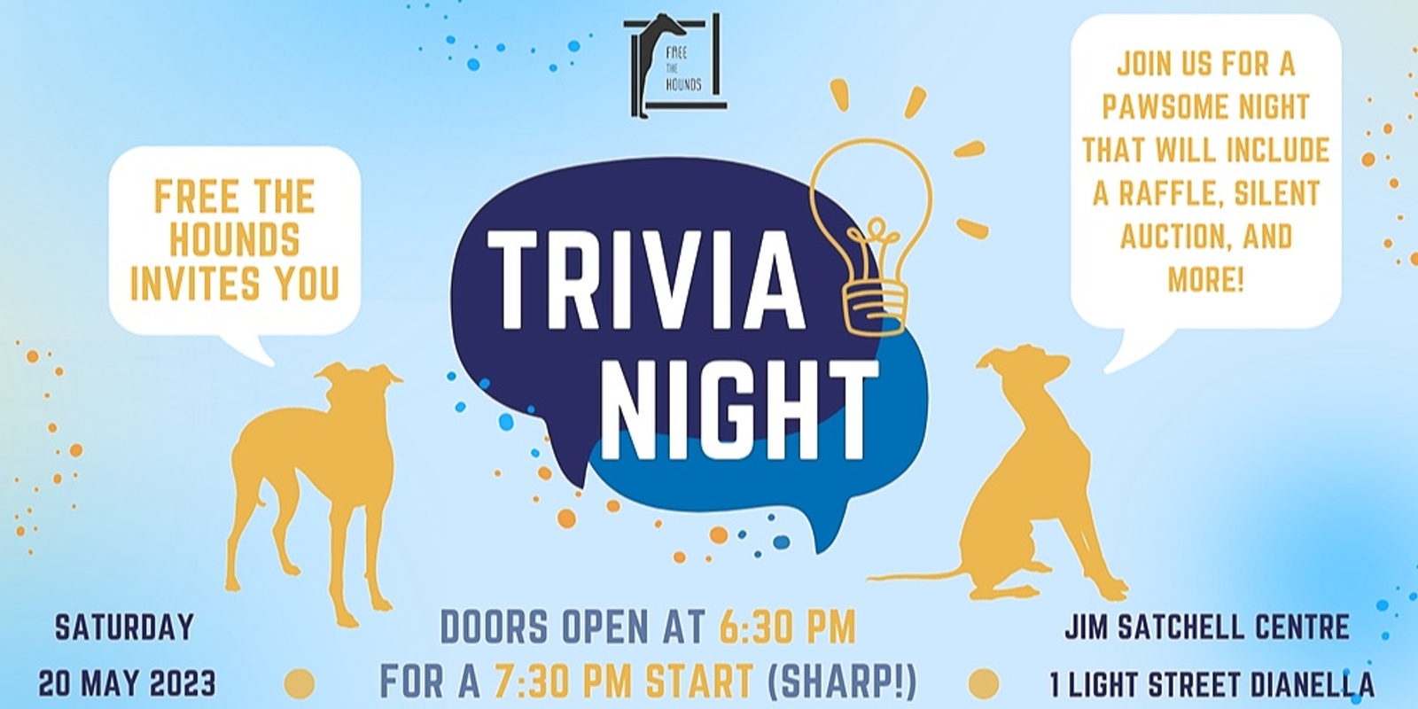 Banner image for Free the Hounds Trivia Night Fundraiser