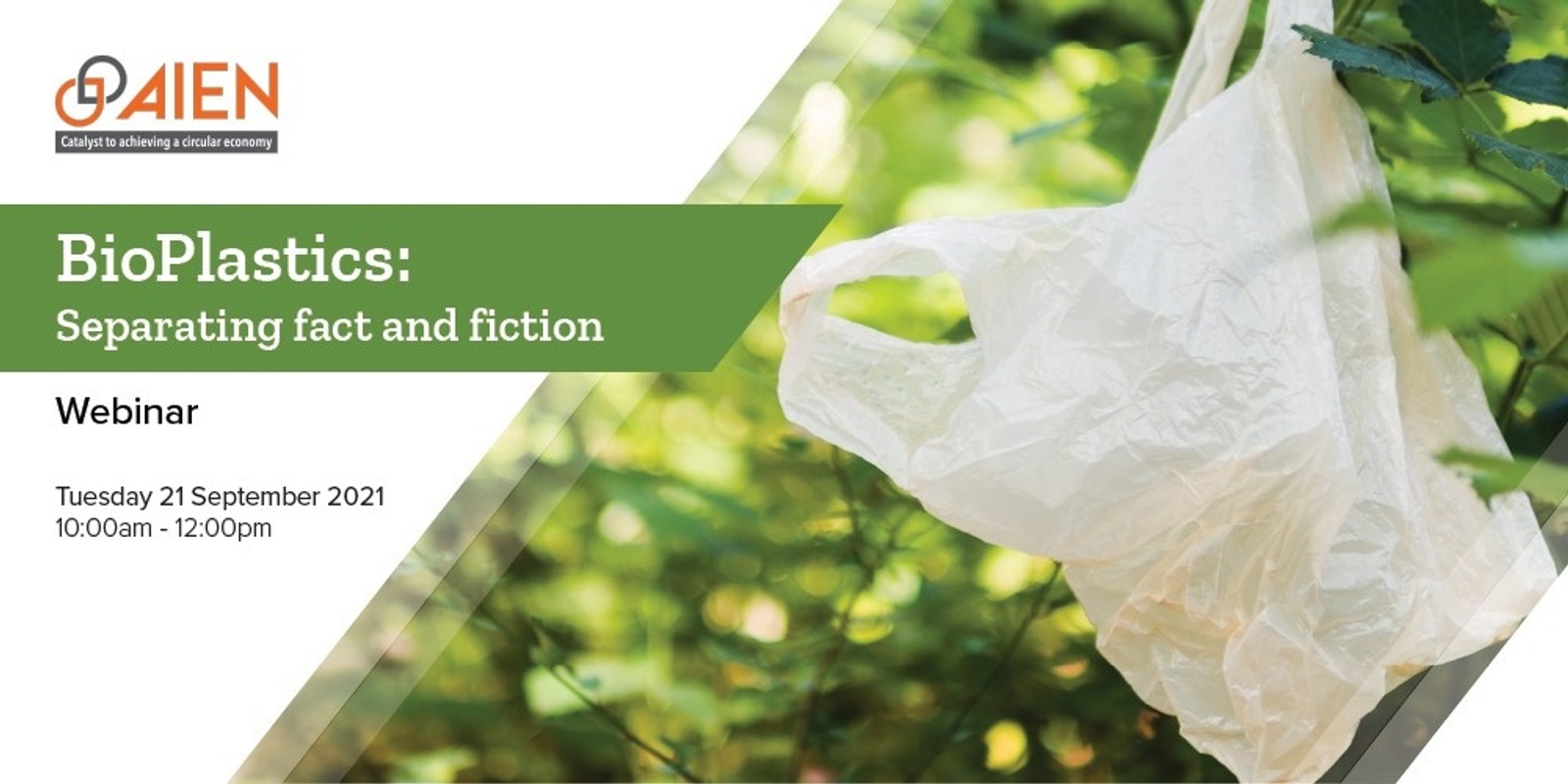 Banner image for BioPlastics: Separating fact and fiction - Online