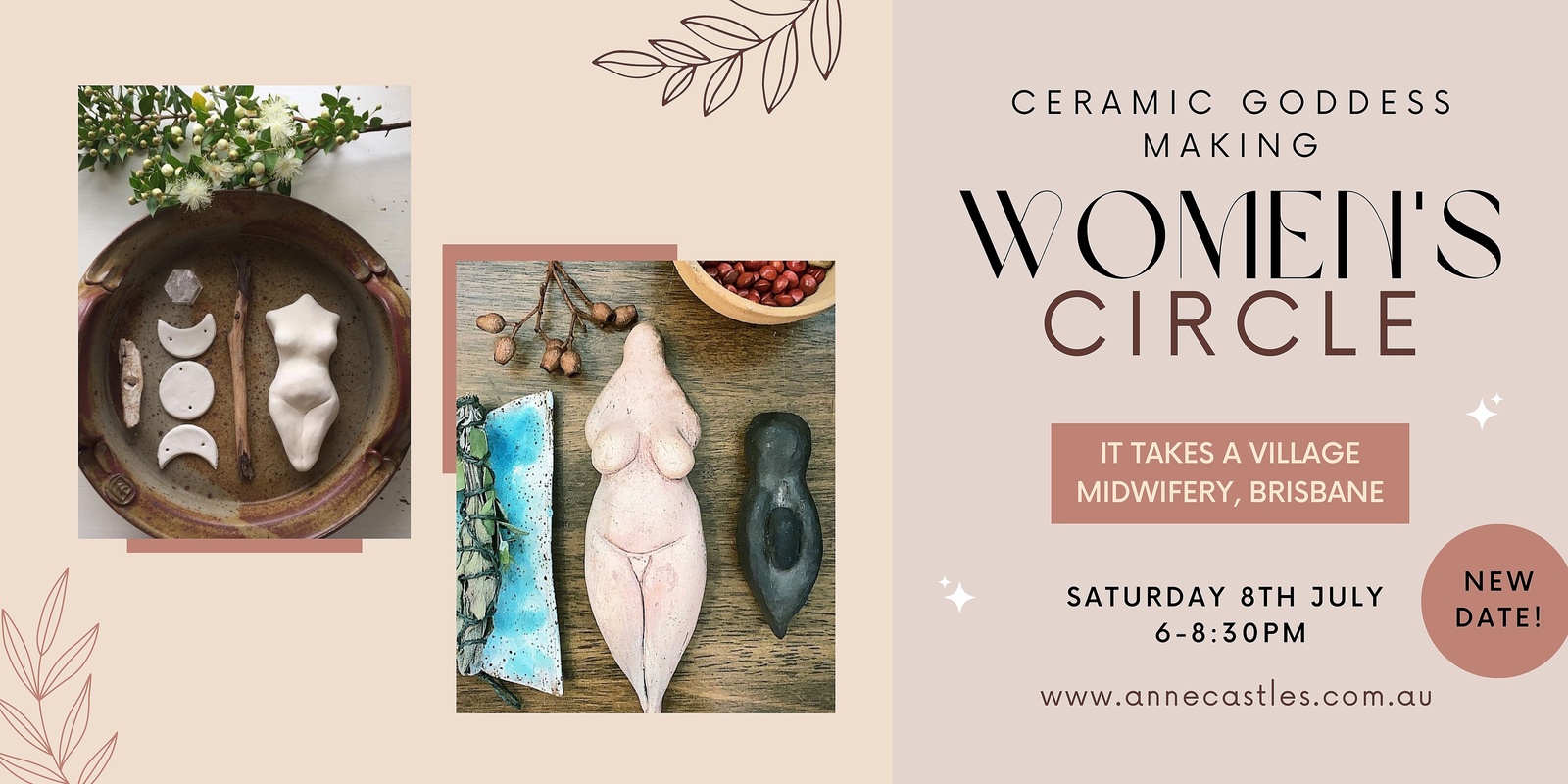 Banner image for Ceramic Goddess Making Women's Circle