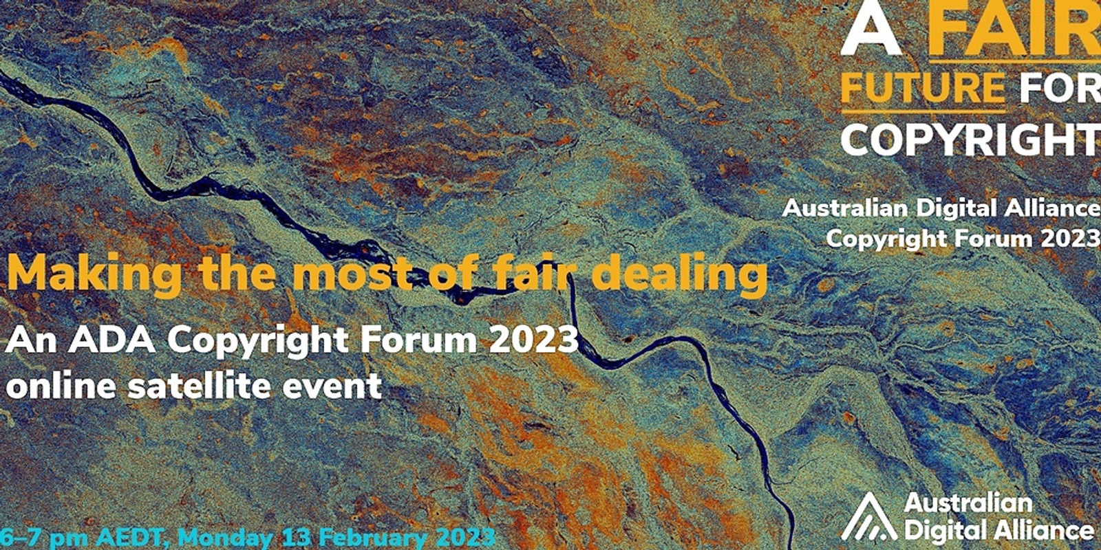 Banner image for Making the most of fair dealing – ADA Copyright Forum 2023 satellite event