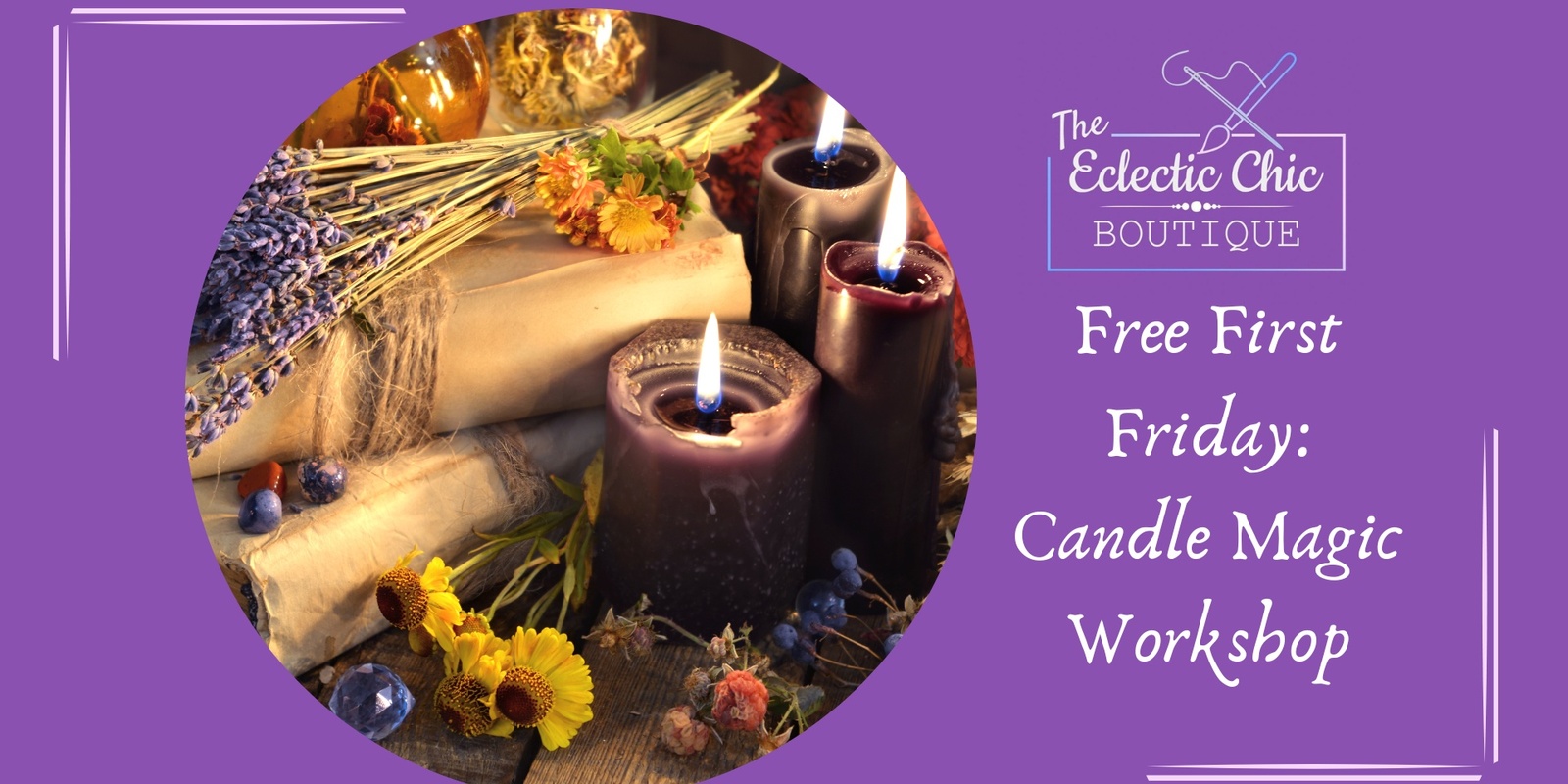 Banner image for Free First Friday: Candle Magic Workshop