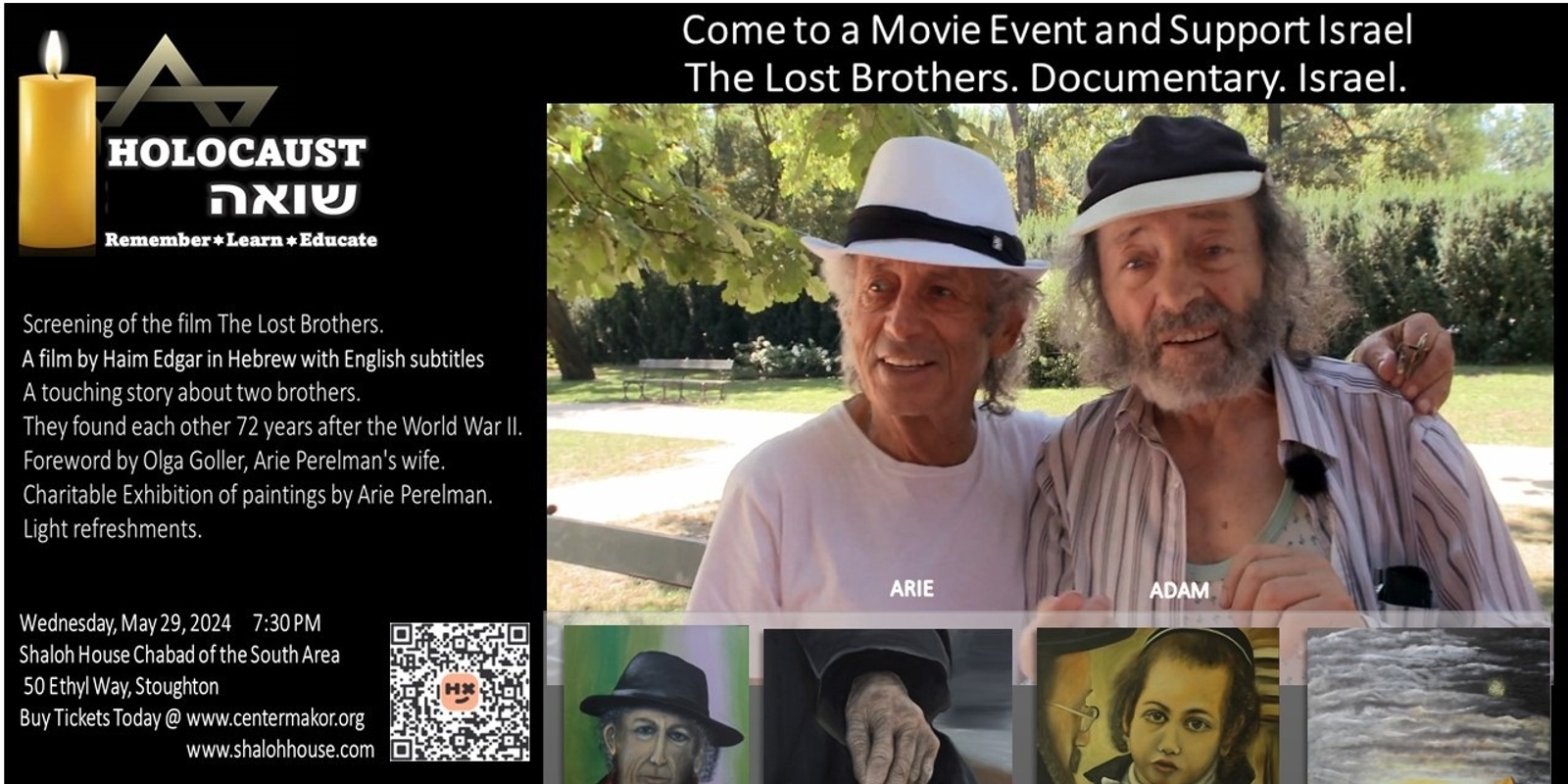 Banner image for The Lost Brothers. Documentary screening. Fundraiser.