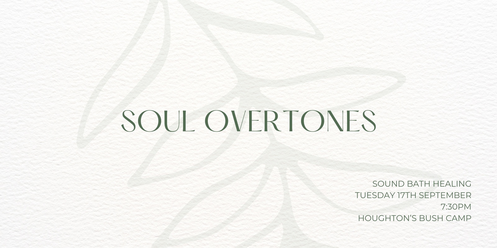 Banner image for Soul Overtones Sound Bath Healing - Muriwai