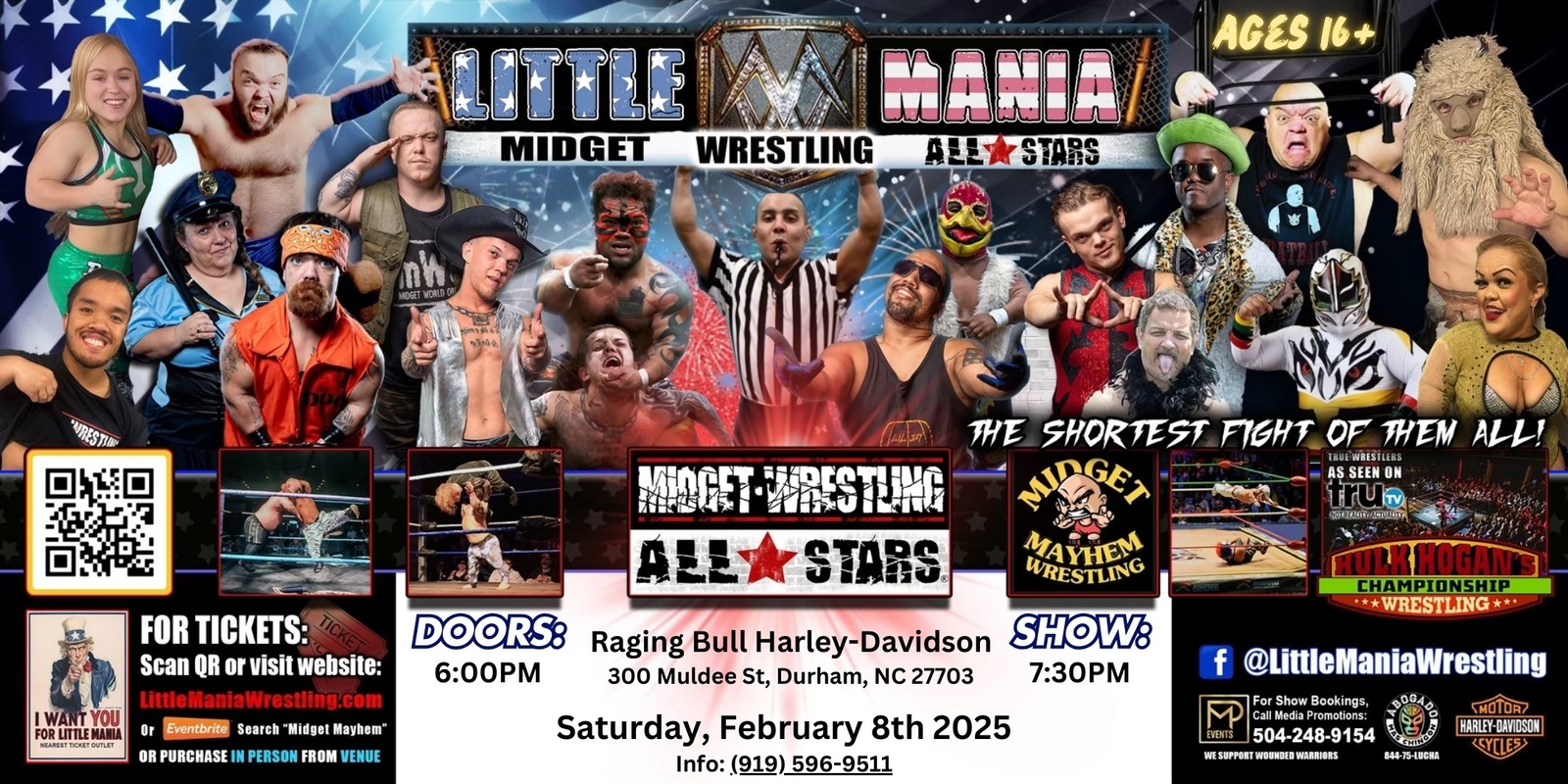 Banner image for Little Mania Wrestling: Mini Champions, Massive Thrills!  