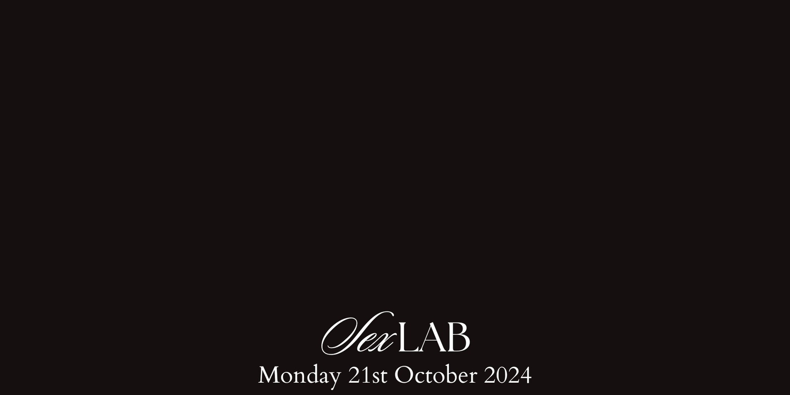 Banner image for SxxLab - 21st October 2024