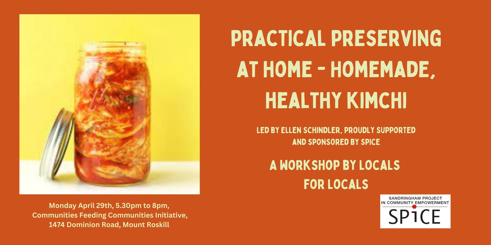 Banner image for Practical Preserving At Home - Homemade Healthy Kimchi