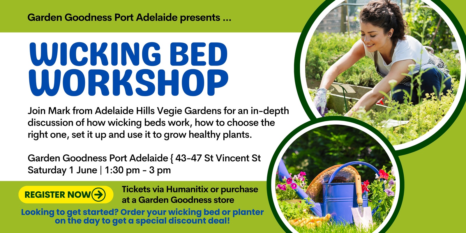 Banner image for Introduction to Wicking Beds with Adelaide Hills Vegie Gardens