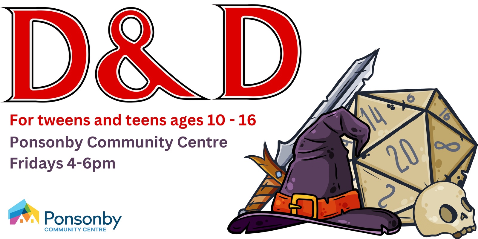 Banner image for Dungeons and Dragons for teens! FREE