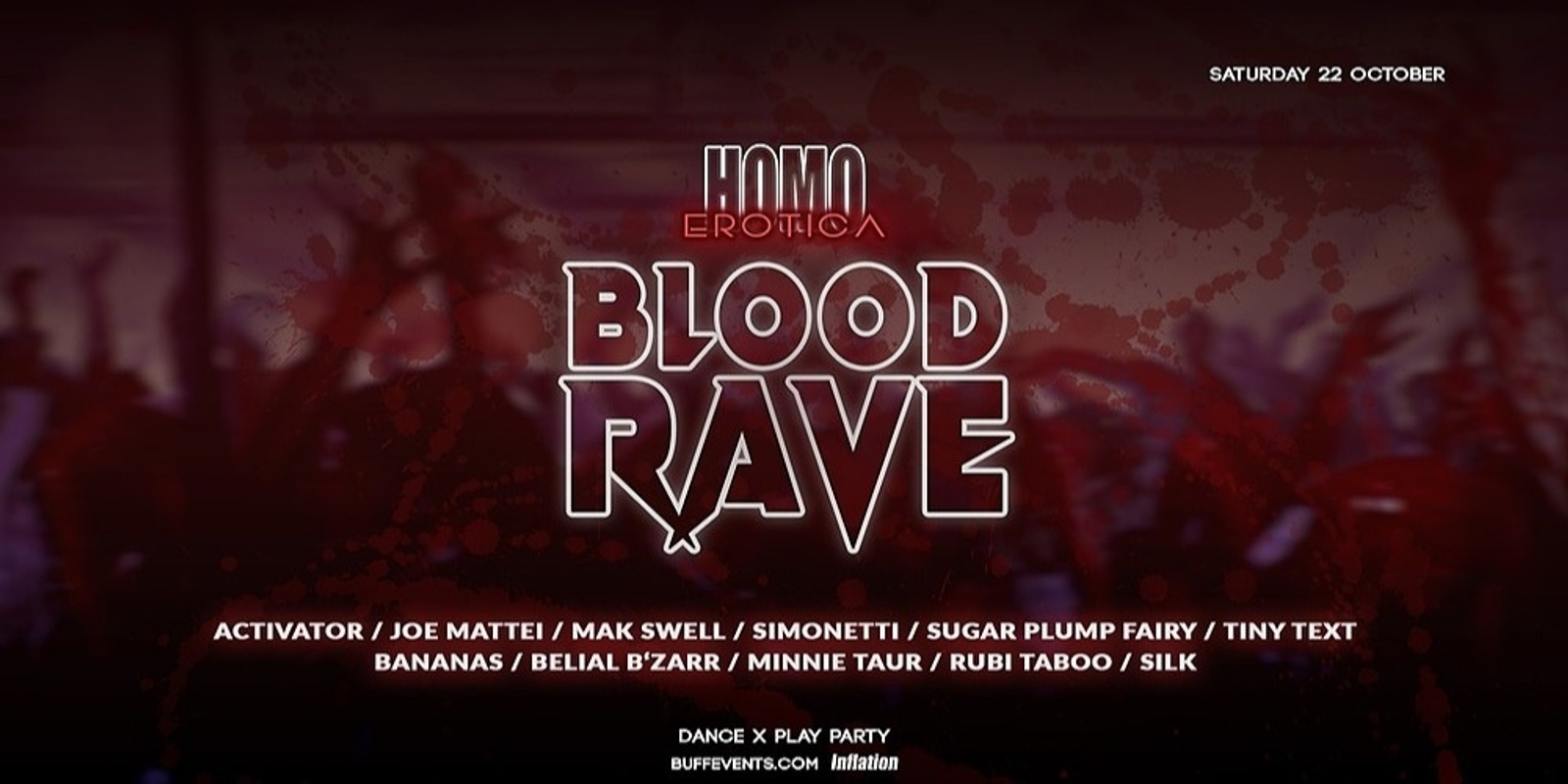 Banner image for HOMO EROTICA - Blood Rave
