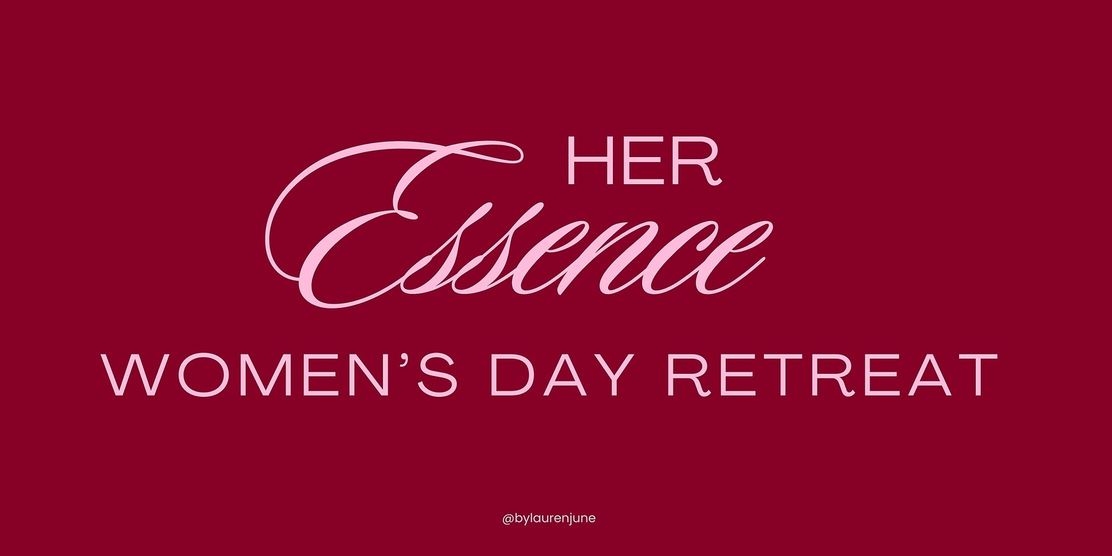 Banner image for Her Essence - Day Retreat 