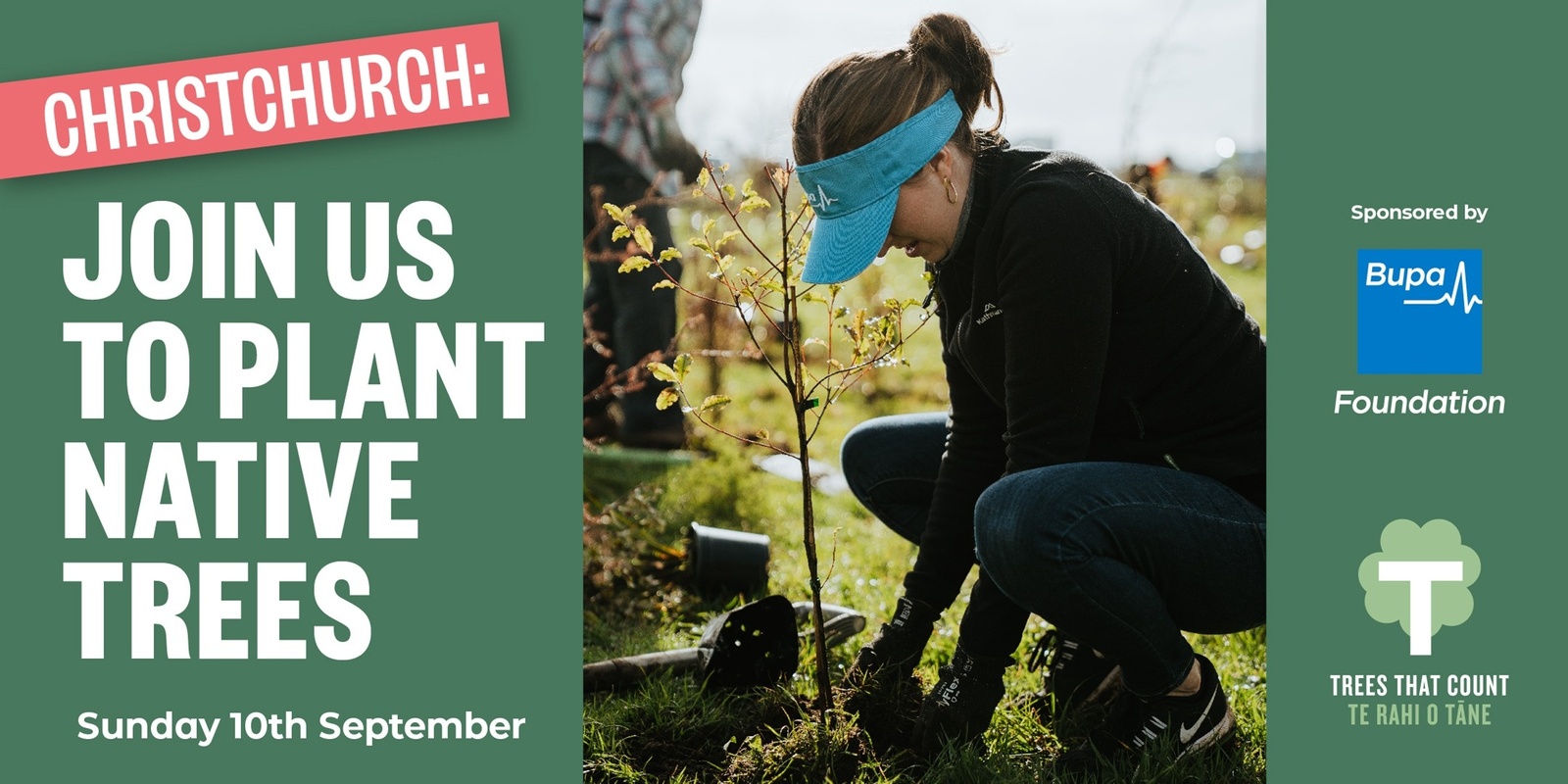 Banner image for Christchurch Community Planting Day - sponsored by Bupa