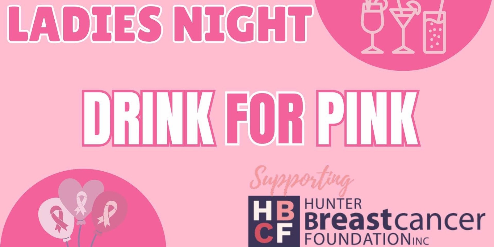 Banner image for Ladies Night - Breast Cancer Fundraiser