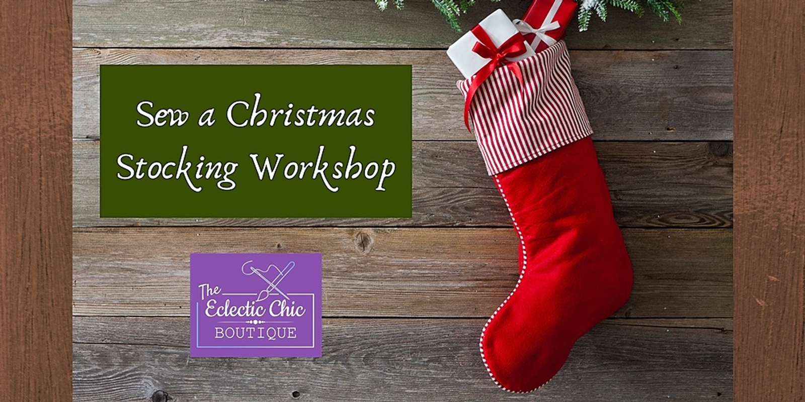 Banner image for Sew a Christmas Stocking Workshop
