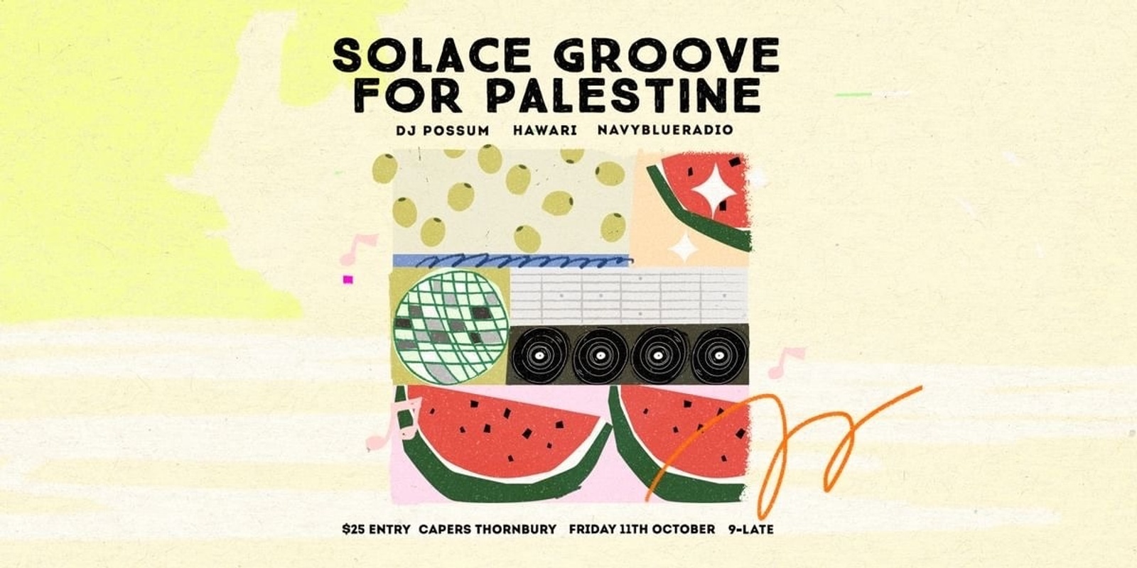 Banner image for Solace Groove for Palestine