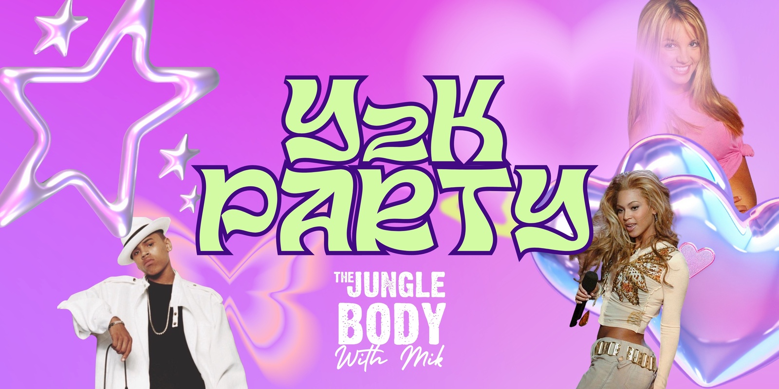 Banner image for The Jungle Body with Mik Y2K Party🕺🪩