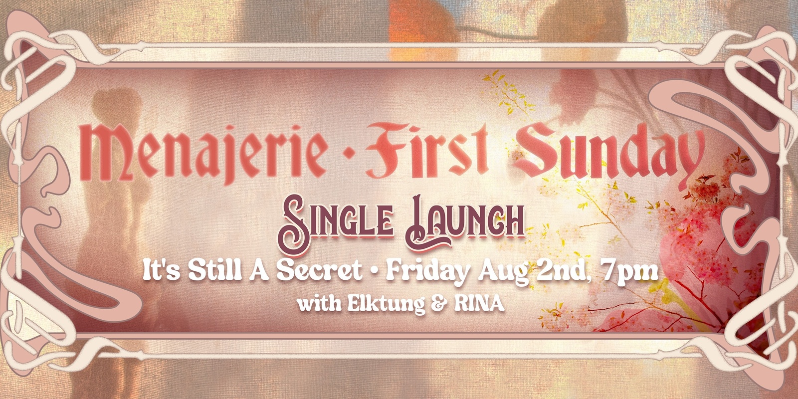 Banner image for Menajerie ‘First Sunday’ single launch
