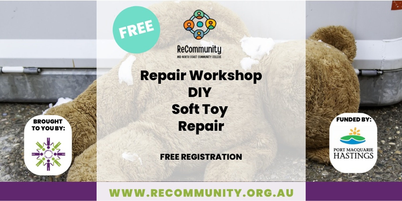 Banner image for Repair Workshop - DIY Soft Toy Repair | PORT MACQUARIE