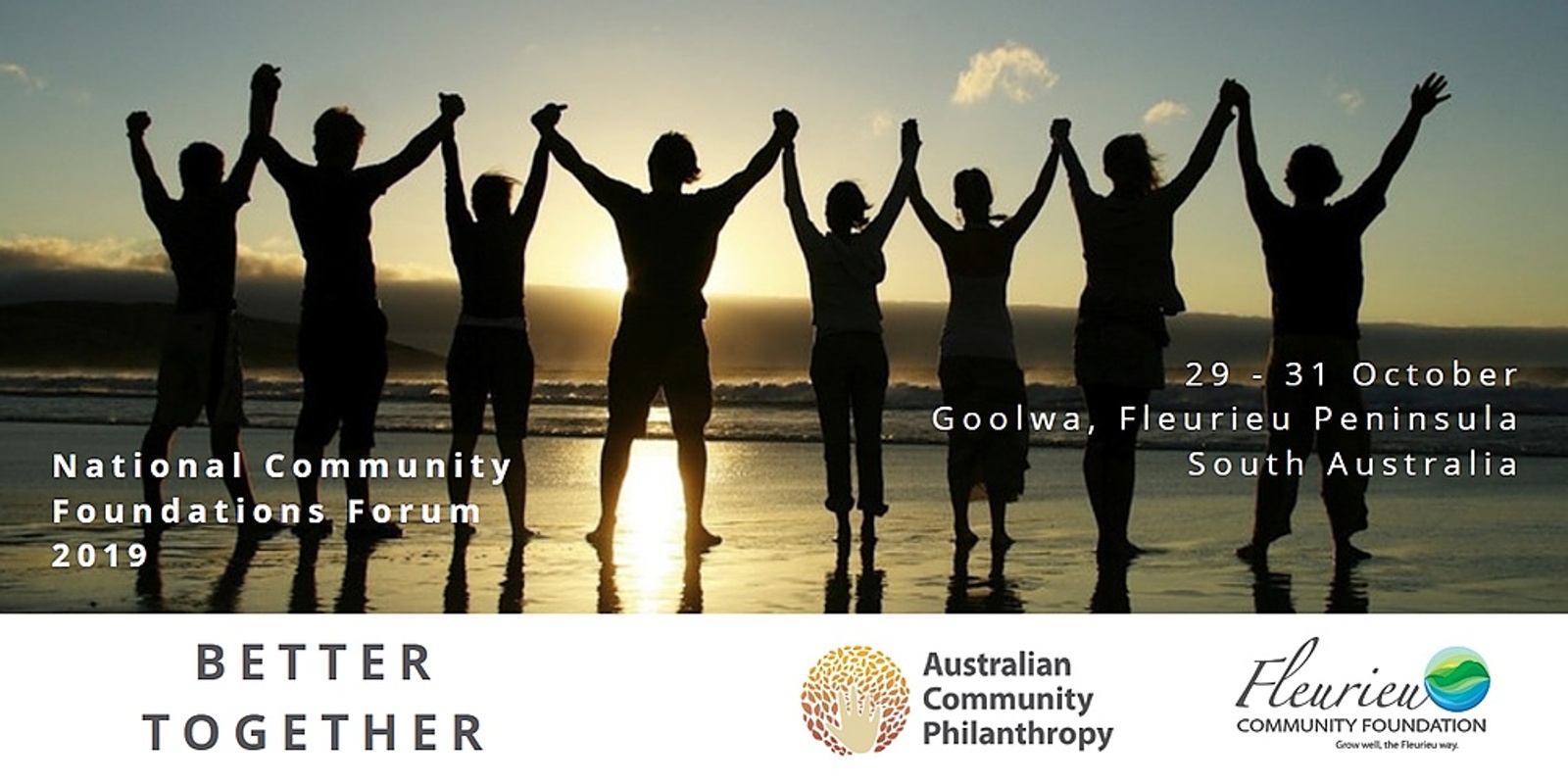 Banner image for Better Together 2019: National Community Foundations Forum