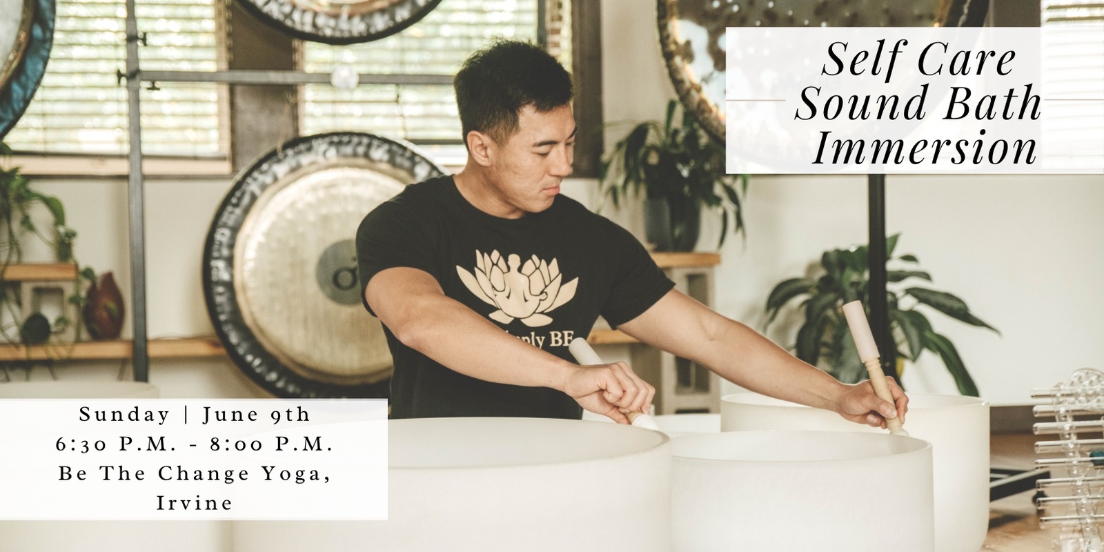 Banner image for Self Care Sound Bath Immersion + CBD (Irvine)