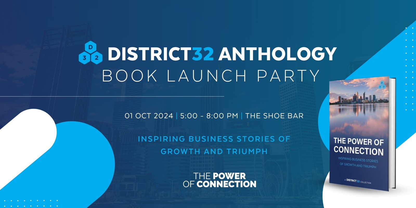 Banner image for District32  Anthology Book Launch Party - Tue 01 Oct